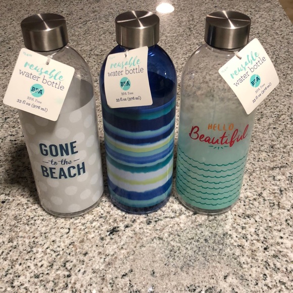 NWT Water Bottles Reusable Size 33 ounce (Lot of 3) - Picture 2 of 12